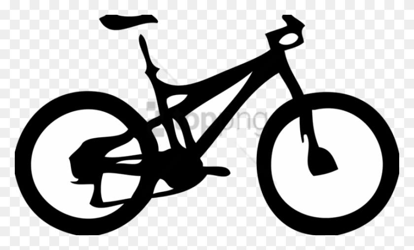 850x489 Free Black Mountain Bike Bicycle Bib Image Cannondale Rz One Forty, Transportation, Vehicle, Bike HD PNG Download