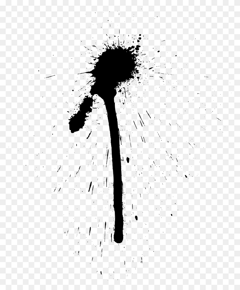 3023x3716 Free Black Paint Drip, Gray, World Of Warcraft HD PNG Download