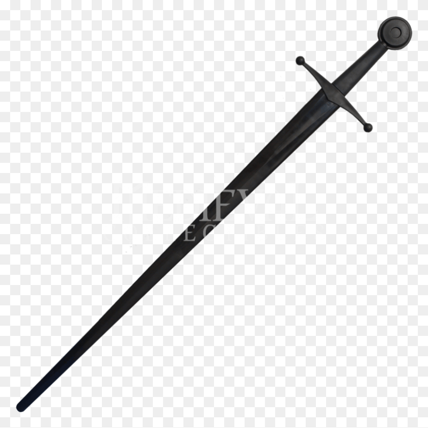 782x784 Free Black Transparent Background Needle Clipart, Sword, Blade, Weapon HD PNG Download