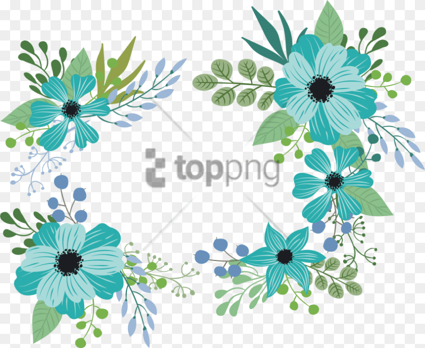 850x696 Free Blue Green Flower With Transparent Blue Green Flower, Art, Daisy, Floral Design, Graphics Clipart PNG