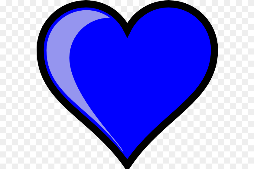 601x558 Blue Heart Background Clip Art Hearts Blue, Balloon, Astronomy, Moon, Nature Transparent PNG
