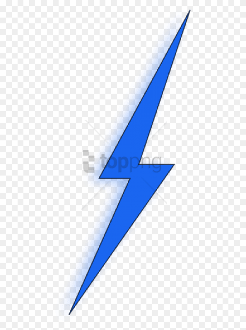 465x1068 Free Blue Lightning Bolt Image With Transparent Blue Lightning Bolt, Text, Number, Symbol HD PNG Download