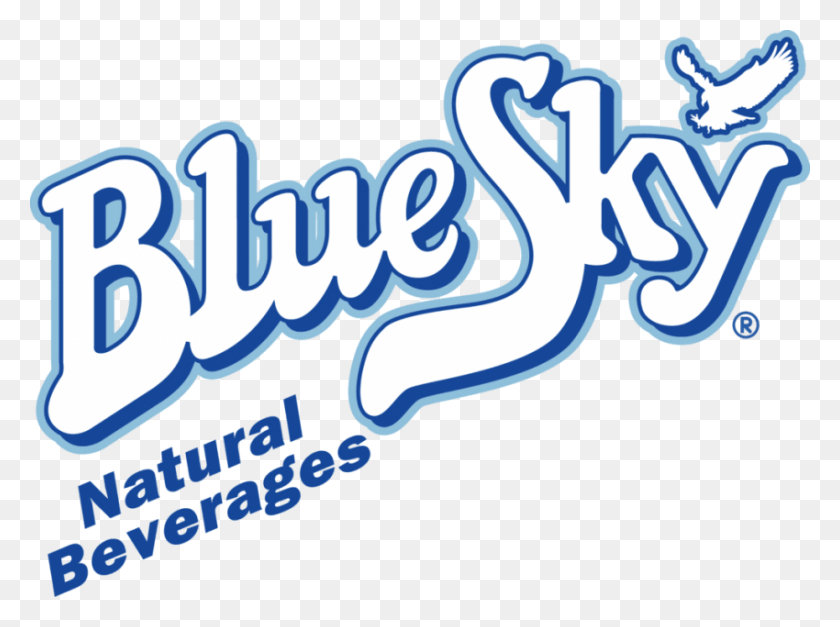 850x618 Descargar Png Blue Sky Soda Logo Imágenes De Fondo Blue Sky Soda Logo, Texto, Etiqueta, Alfabeto Hd Png