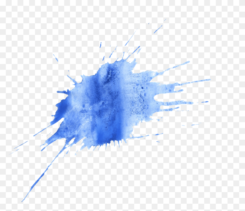 2311x1972 Free Blue Watercolor Splatter, Stain, Tar, Car HD PNG Download