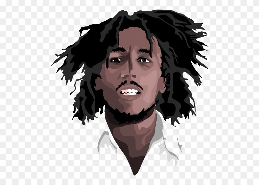 514x541 Free Bob Marley Clipart Photo Bob Marley, Cabello, Cara, Persona Hd Png Descargar