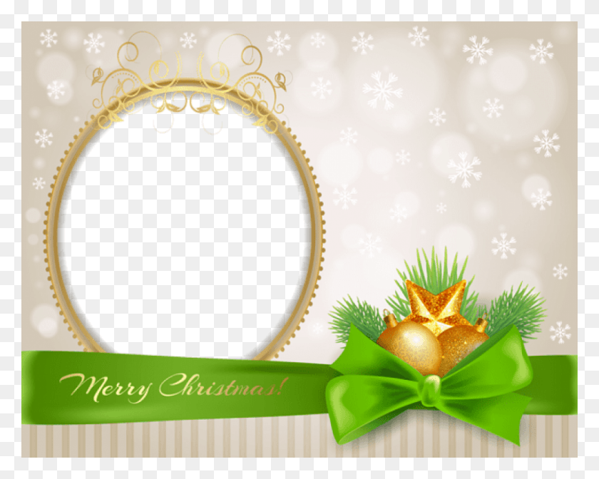 850x668 Free Border And Frames Christmas Images Decoration, Tree, Plant, Greeting Card HD PNG Download