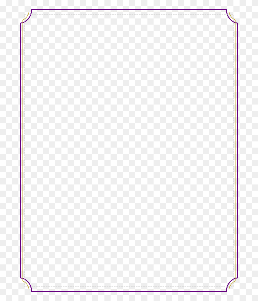 710x919 Free Borders And Clip Art Thin White Frame, White Board, Text HD PNG Download