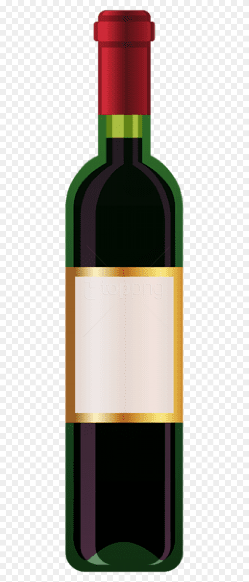 401x1903 Free Bottle Of Red Wine Vector Images Transparent Clip Art, Wine, Alcohol, Beverage HD PNG Download