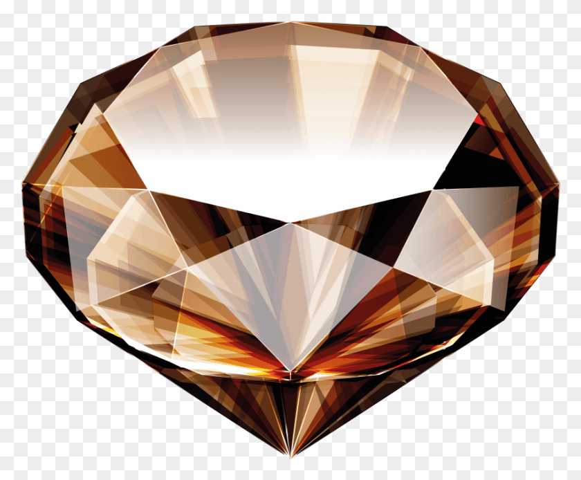 850x691 Descargar Png / Diamante Brillante Png