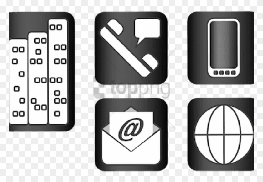 850x567 Free Business Card Contact Icons 4k Pictures Business Card Icons Website, Text, Electronics, Number HD PNG Download