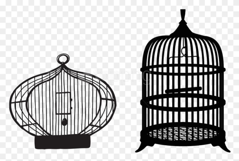 814x529 Free Cage Bird Clipart Photo Images Bird Cage Clipart Transparent Background, Architecture, Building, Furniture HD PNG Download