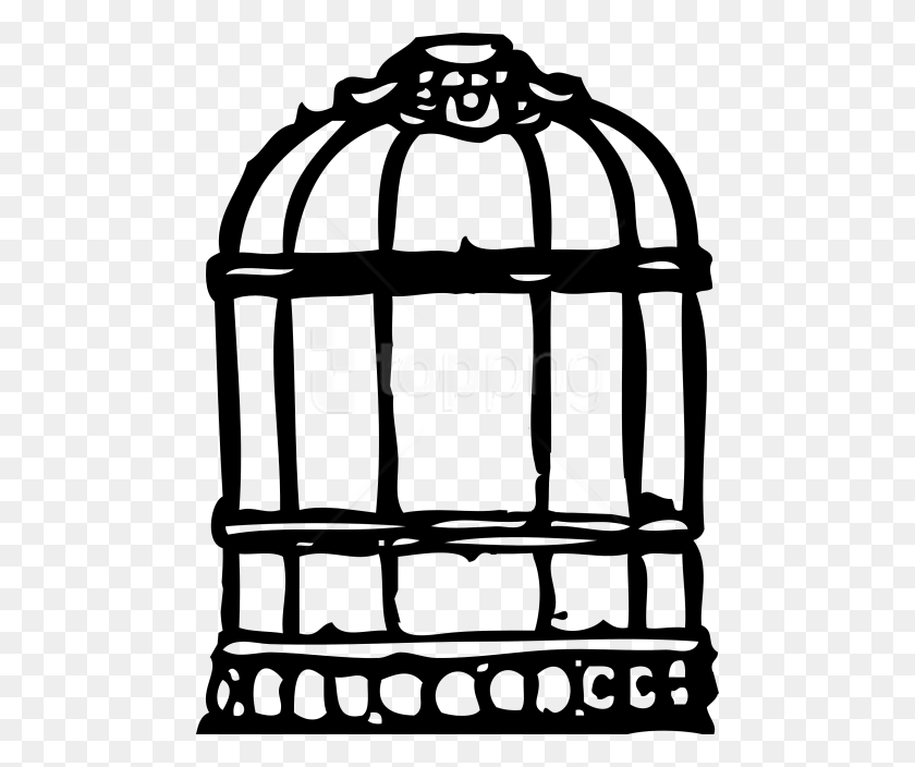 480x644 Free Cage Bird Images Transparent Cage Outline, Prison, Gate, Clothing HD PNG Download