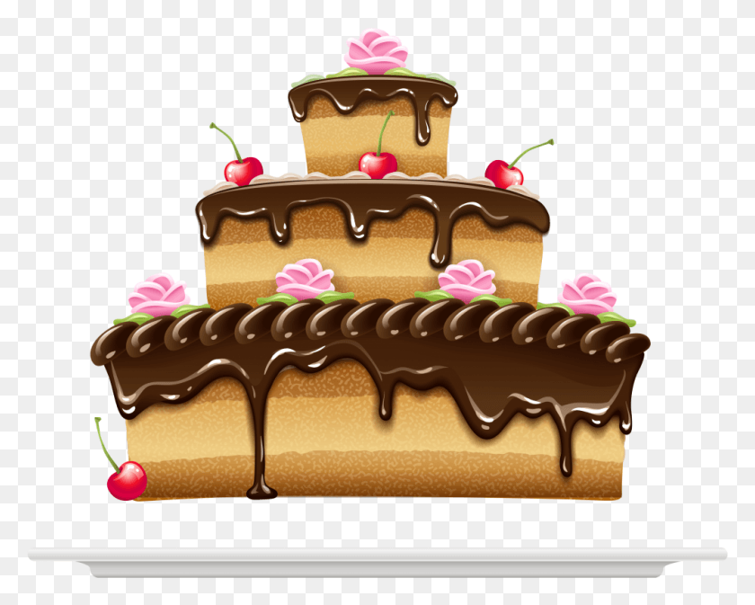 1006x791 Free Cake With Chocolate Cream Images Cake, Birthday Cake, Dessert, Food HD PNG Download