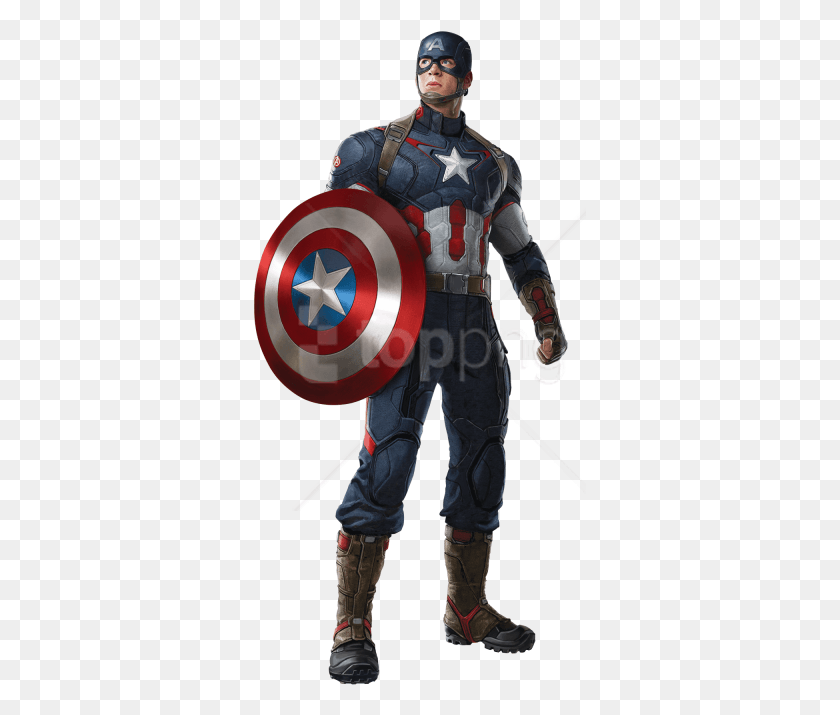 333x655 Free Captain America Capitan America Avengers, Person, Human, Armor HD PNG Download