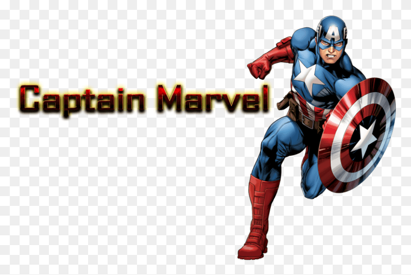 808x520 Free Captain Marvel Images Transparent Captain America Comic Drawing, Helmet, Clothing, Apparel HD PNG Download