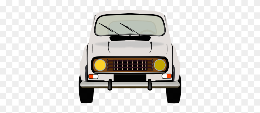 333x304 Free Car Renault 4 Vector, Bumper, Vehicle, Transportation HD PNG Download