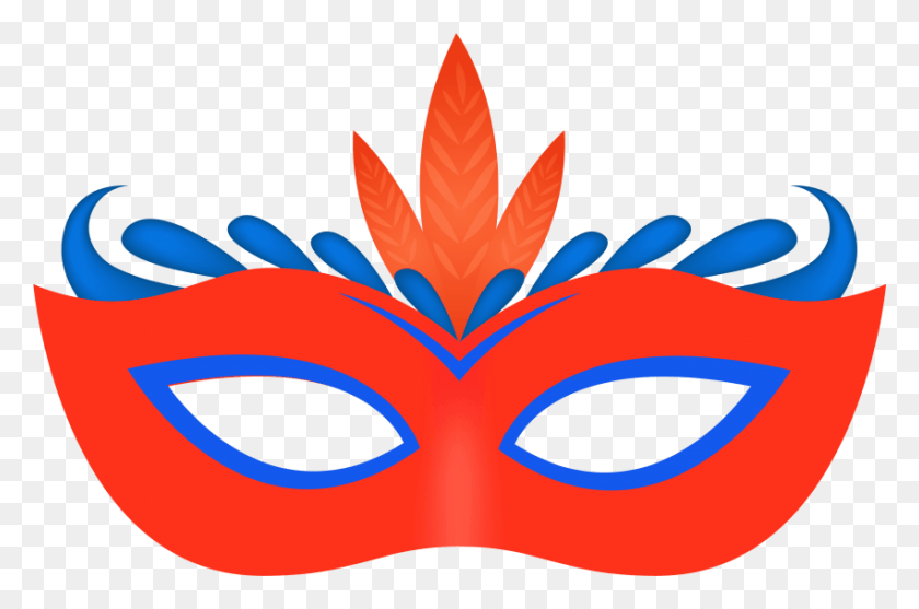 850x542 Free Carnival Mask Images Background Carnival Mask Clip Art, Leaf, Plant, Mask HD PNG Download