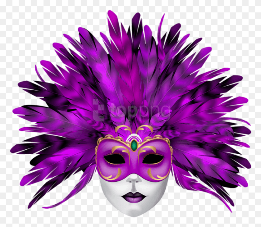 836x720 Free Carnival Mask Purple Clipart Carnival Mask, Parade, Carnival, Crowd HD PNG Download