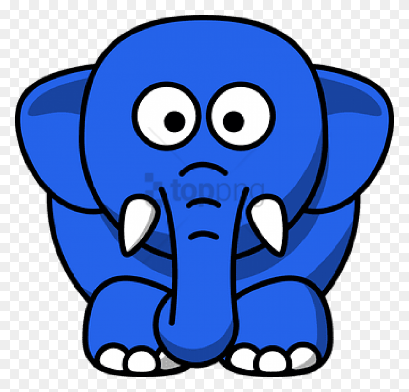 850x815 Free Cartoon Elephant Face Image With Transparent Cartoon Elephant, Animal, Mammal, Wildlife HD PNG Download