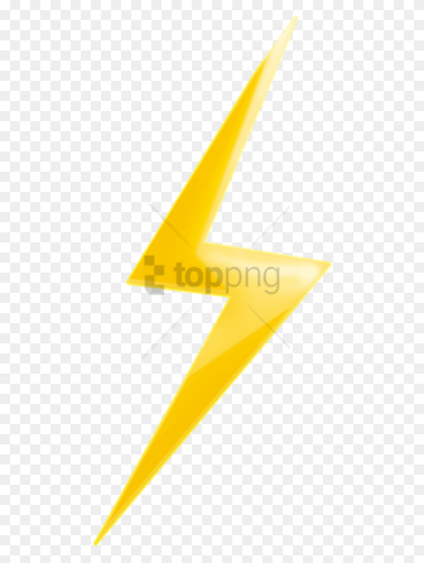 480x1055 Free Cartoon Lightning Transparent Image With Triangle, Symbol, Star Symbol, Airplane HD PNG Download