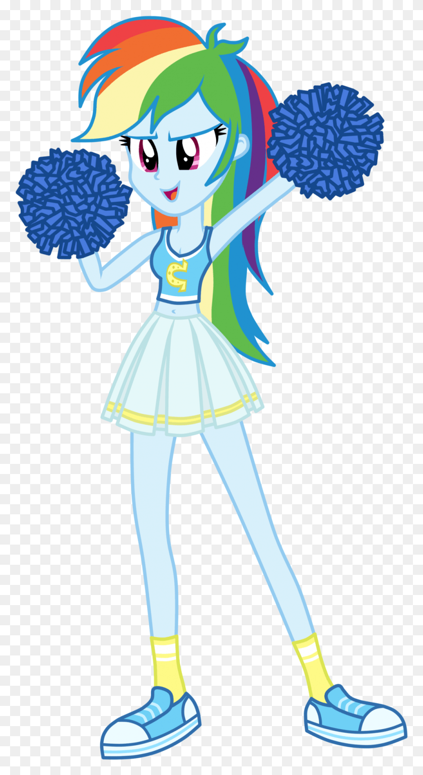 997x1888 Free Cheerleader Clipart Images 2018 Equestria Girls Cheerleader Rainbow Dash, Costume, Clothing HD PNG Download