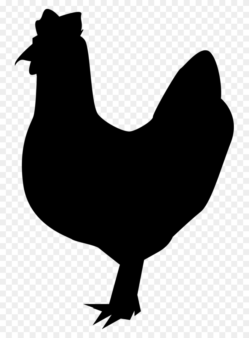 739x1080 Free Chicken Silhouette By King Asriel Silhouette Transparent Chicken Clipart, Gray, World Of Warcraft HD PNG Download