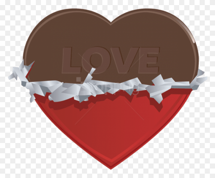 851x695 Png Шоколадное Сердце Corazones De Chocolate, Еда, Текст, Яйцо Png Скачать