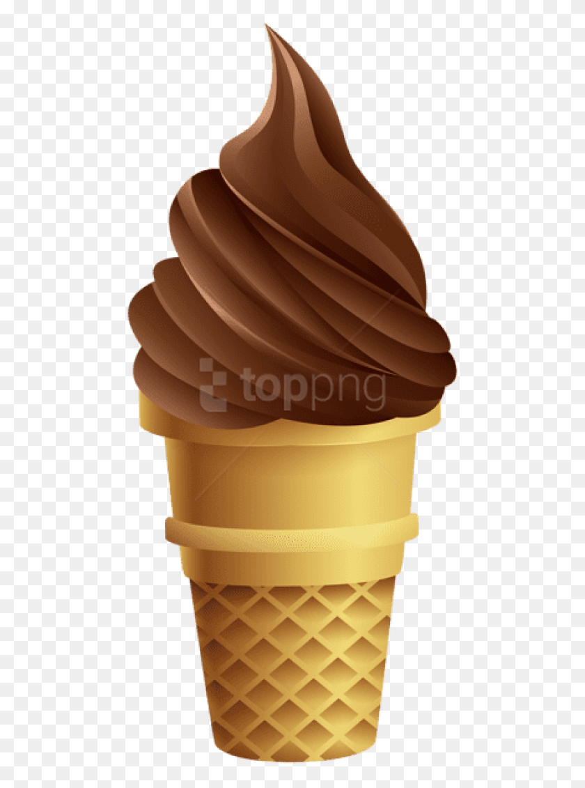480x1071 Free Choco Ice Cream Images Background Ice Cream Cone, Cream, Dessert, Food HD PNG Download