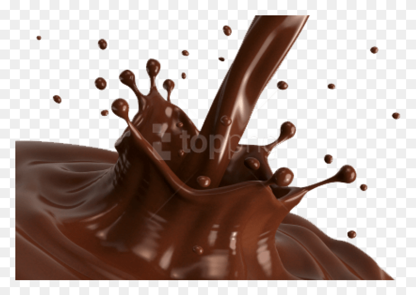 821x565 Шоколадный Всплеск Изображения Фон Шоколадное Молоко Всплеск Прозрачный Фон, Сладости, Еда, Кондитерские Изделия Png Скачать