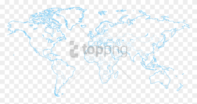 850x421 Free Christmas Around The World Wind World Map, Network, Plot, Diagram HD PNG Download