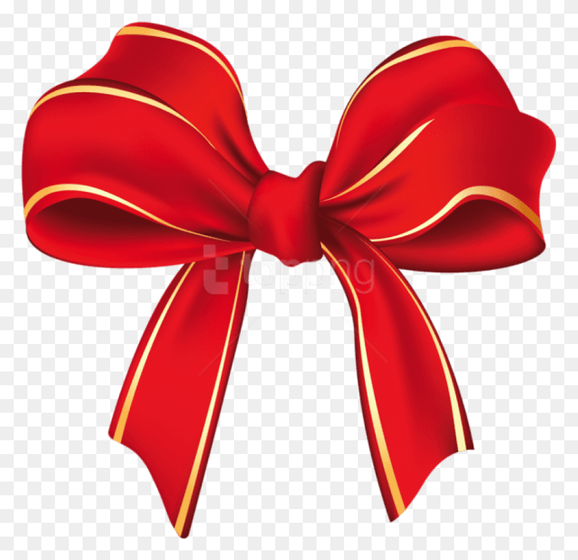 839x812 Free Christmas Bow Decoration Christmas Bow Clipart, Tie, Accessories, Accessory HD PNG Download