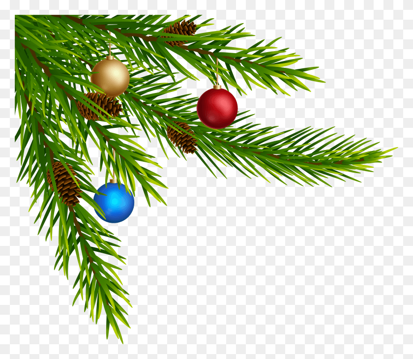5946x5113 Descargar Png / Esquina De Navidad Decorativa Esquina De Navidad Verde Hd Png