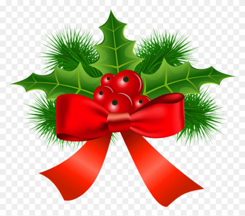 843x737 Free Christmas Holly Transparent Christmas Castle, Leaf, Plant, Pattern HD PNG Download