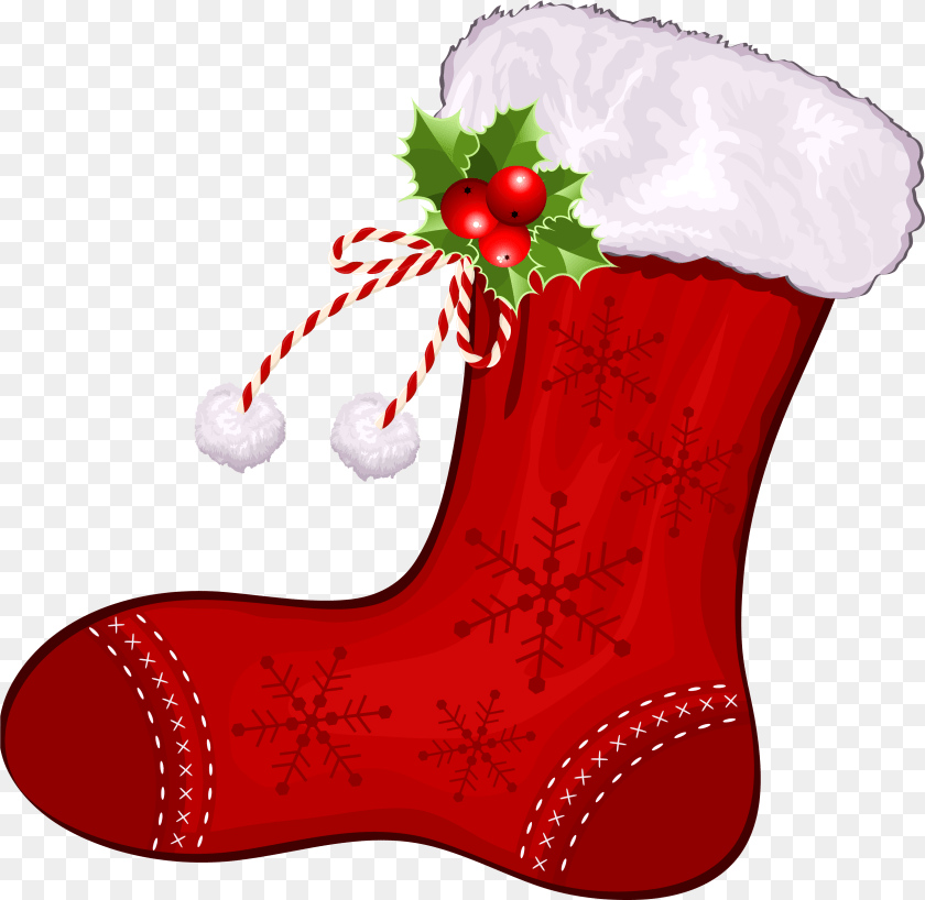 3411x3321 Free Christmas Stocking Transparent Background Download Christmas Sock Clip Art, Hosiery, Clothing, Christmas Decorations, Festival Clipart PNG