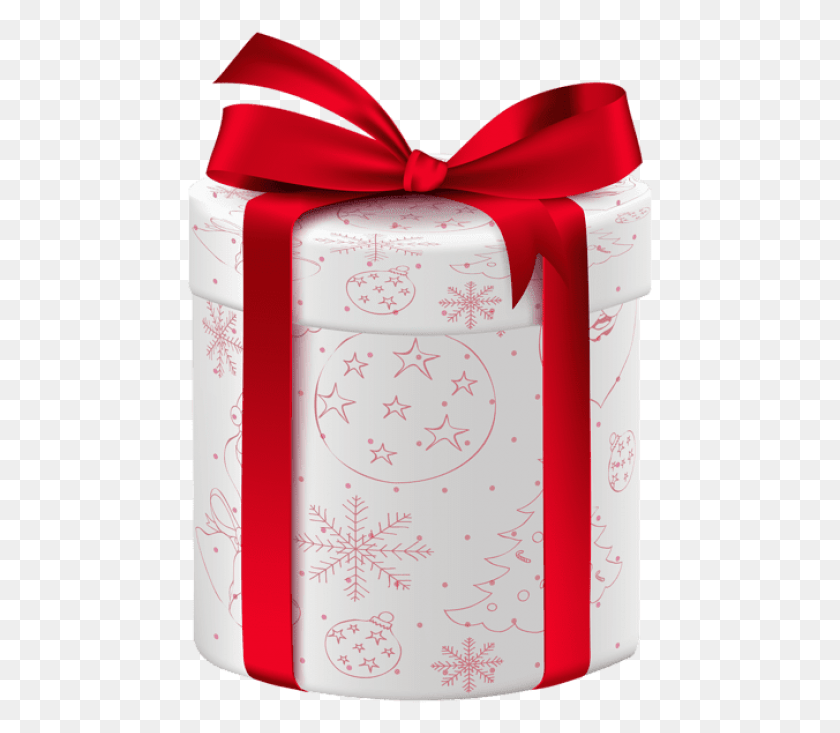 465x673 Free Christmas White Gift Gift, Luggage, Box HD PNG Download
