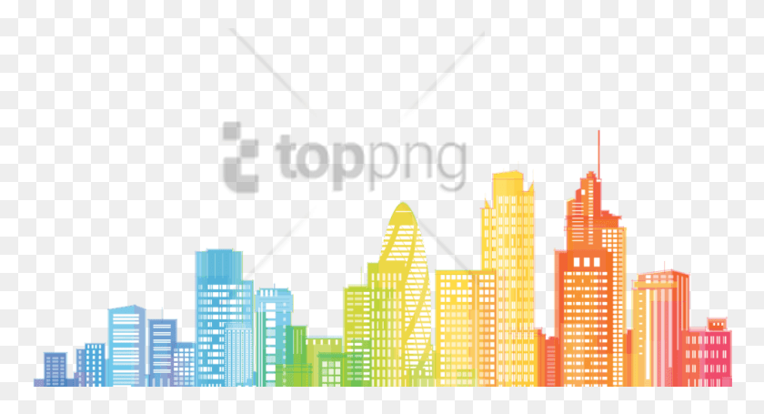 770x395 Free City Image With Transparent Background City, Urban, Building, Town HD PNG Download