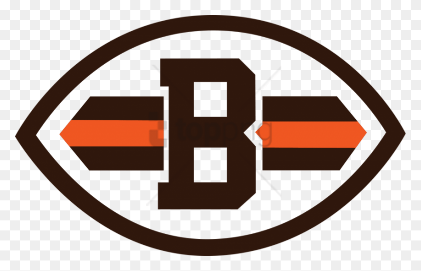 850x525 Descargar Png Cleveland Browns Logo Images Cleveland Browns, Arma, Armamento, Etiqueta Hd Png