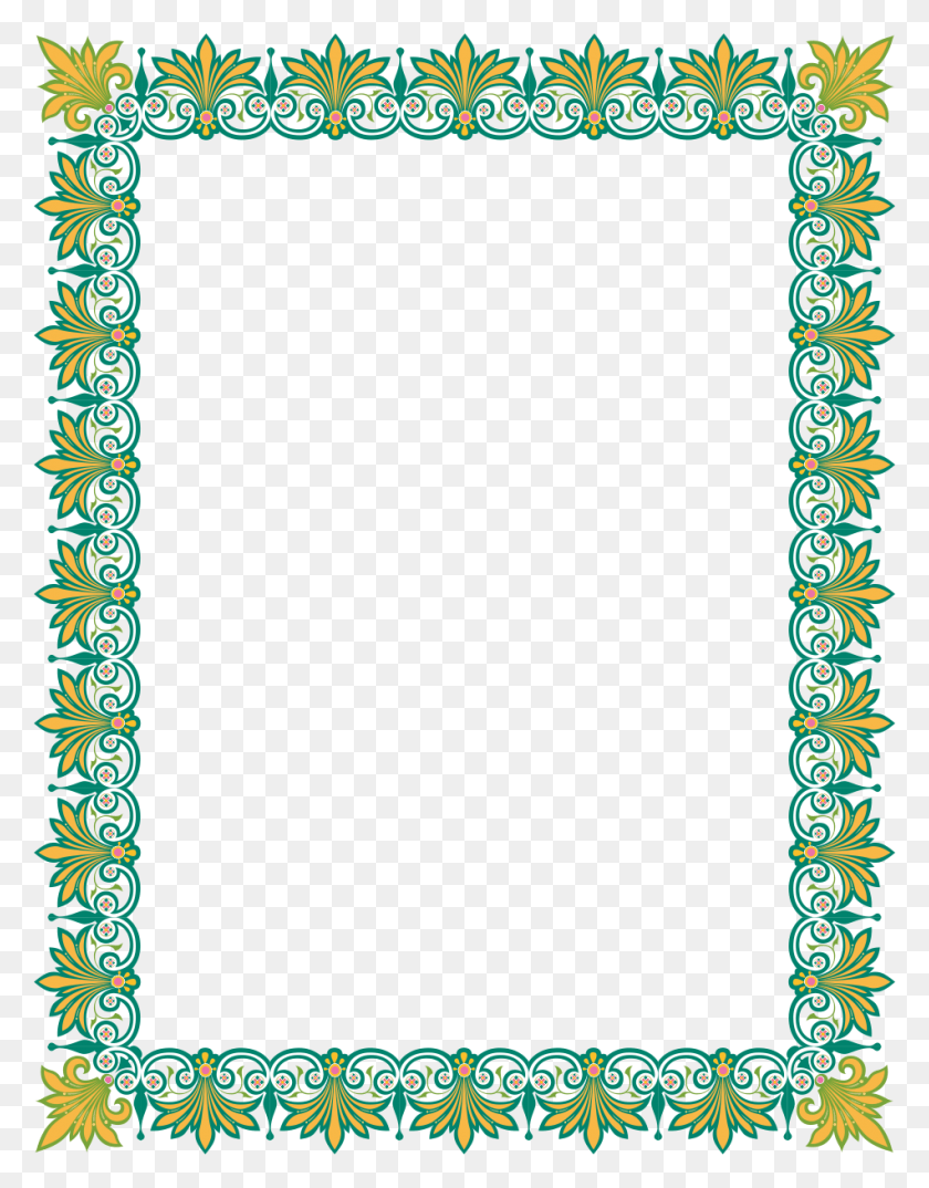 950x1236 Free Clip Art On Dhimam Prahara Bingkai Sertifikat Islami, Pattern, Floral Design, Graphics Descargar Hd Png