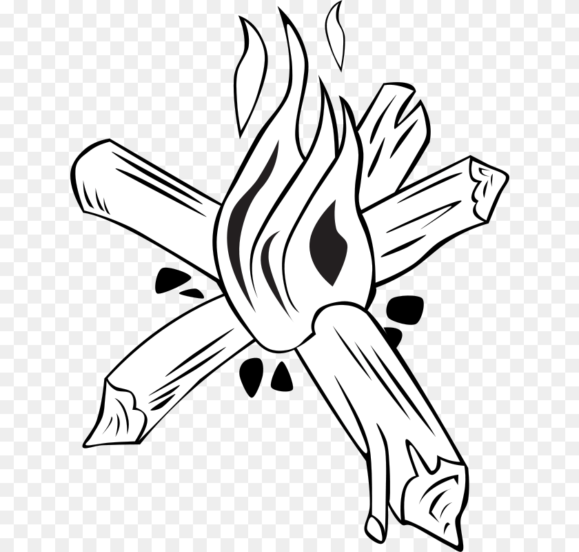 Clipart, Fire, Flame, Person, Stencil Sticker PNG