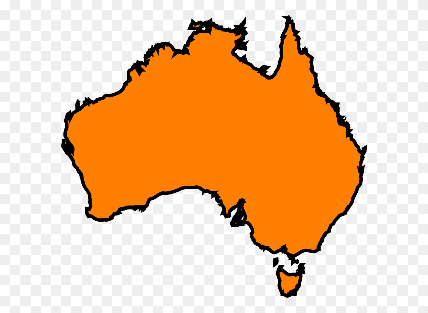 600x554 Free Clipart Australia Skin Cancer Australia Map, Leaf, Plant, Plot HD PNG Download