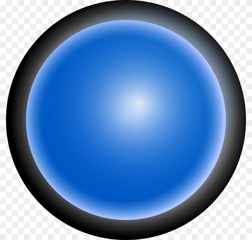 800x800 Free Clipart Led Blue Bnielsen, Sphere, Astronomy, Moon, Nature Sticker PNG