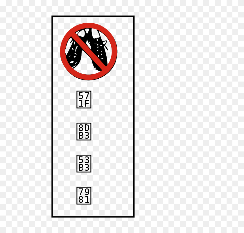 566x800 Free Clipart No Shoes Allowed, Sign, Symbol Transparent PNG