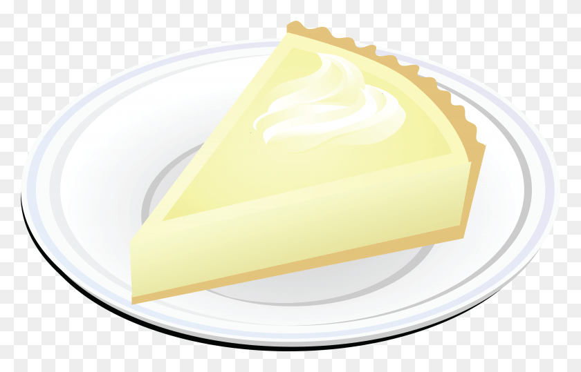 4000x2461 Free Clipart Of A Slice Of Cheesecake Cheesecake, Food, Butter HD PNG Download