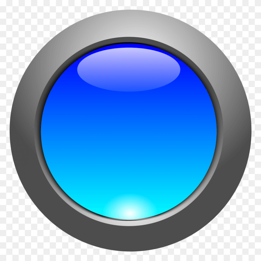 788x788 Free Clipart Sphere Wezel Blue Metallic Circle, Light, Disk, Traffic Light HD PNG Download