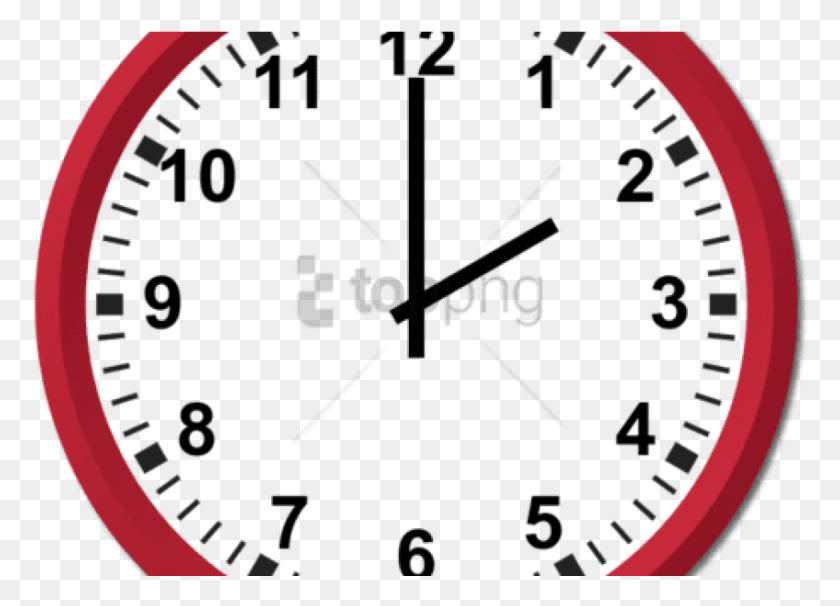 850x595 Free Clock 3 O Clock Image With Transparent 6 30 Clock Transparent, Analog Clock, Wall Clock HD PNG Download
