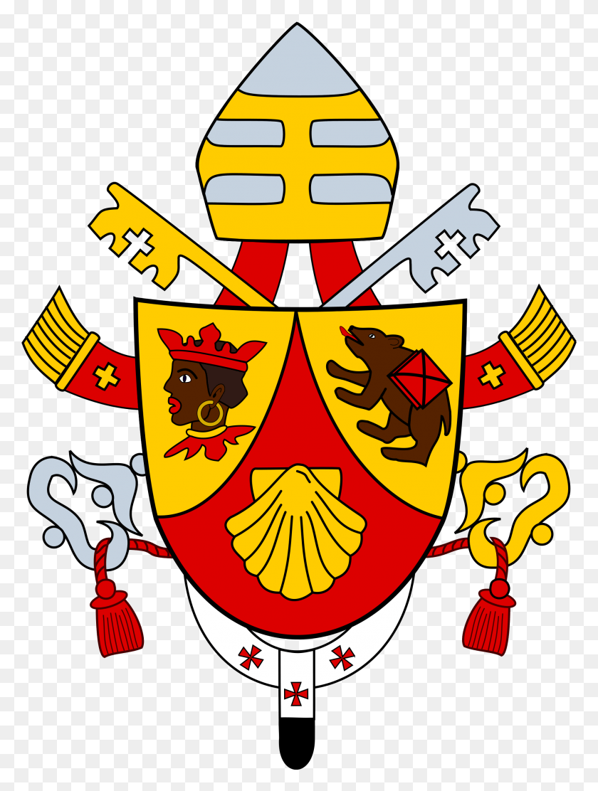 1968x2656 Descargar Png Escudo De Armas Papa Benedicto Crest, Armadura, Escudo, Emblema Hd Png