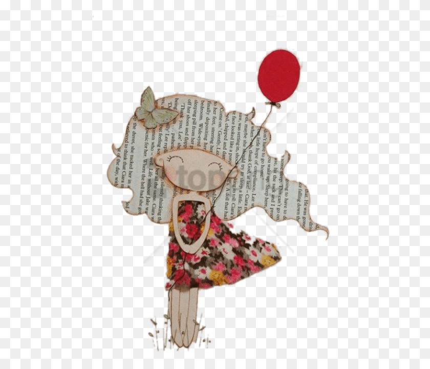 480x660 Free Collage Drawing Using Paper Images Collage Art Girl, Applique, Poster, Advertisement HD PNG Download