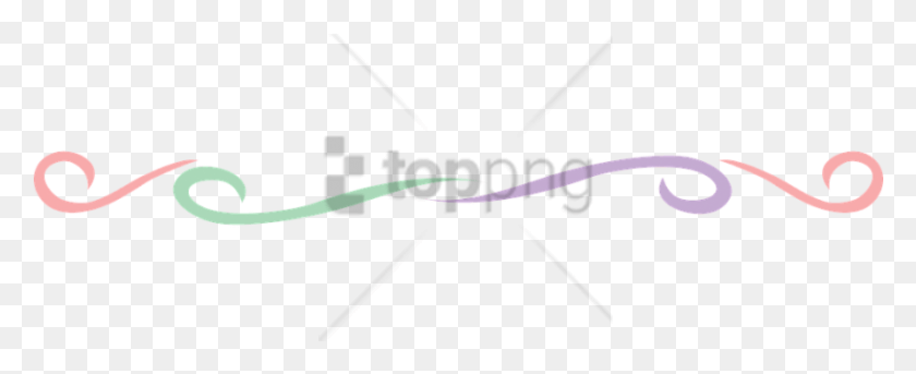 851x309 Free Color Lines Image With Transparent Illustration, Text, Plant, Arrow HD PNG Download
