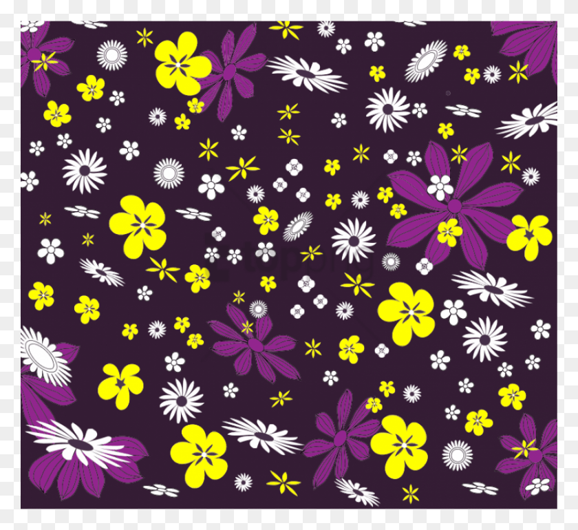 850x774 Free Colorful Floral Design Images Floral Designs Patterns, Pattern, Graphics HD PNG Download