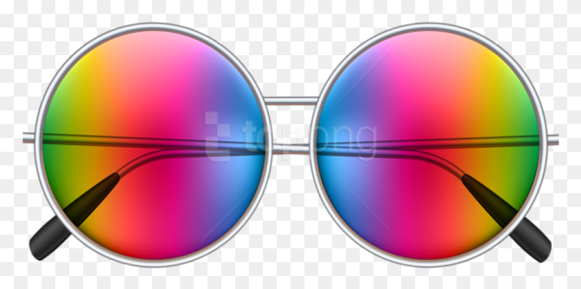 841x388 Free Colorful Sunglasses Clipart Photo Hippie Glasses, Accessories, Accessory, Sphere HD PNG Download